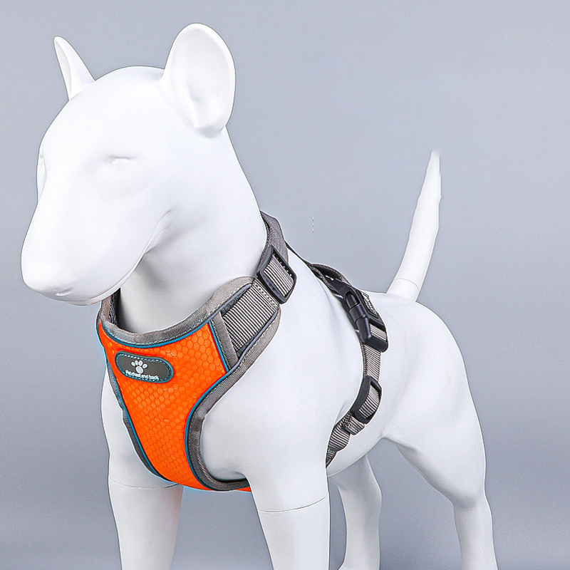 Dog Harness Vest-style Reflective Pet Sling Oxford Cloth Strong and Durable Adjustable Dog Sling for Dog Walking Pet Supplies