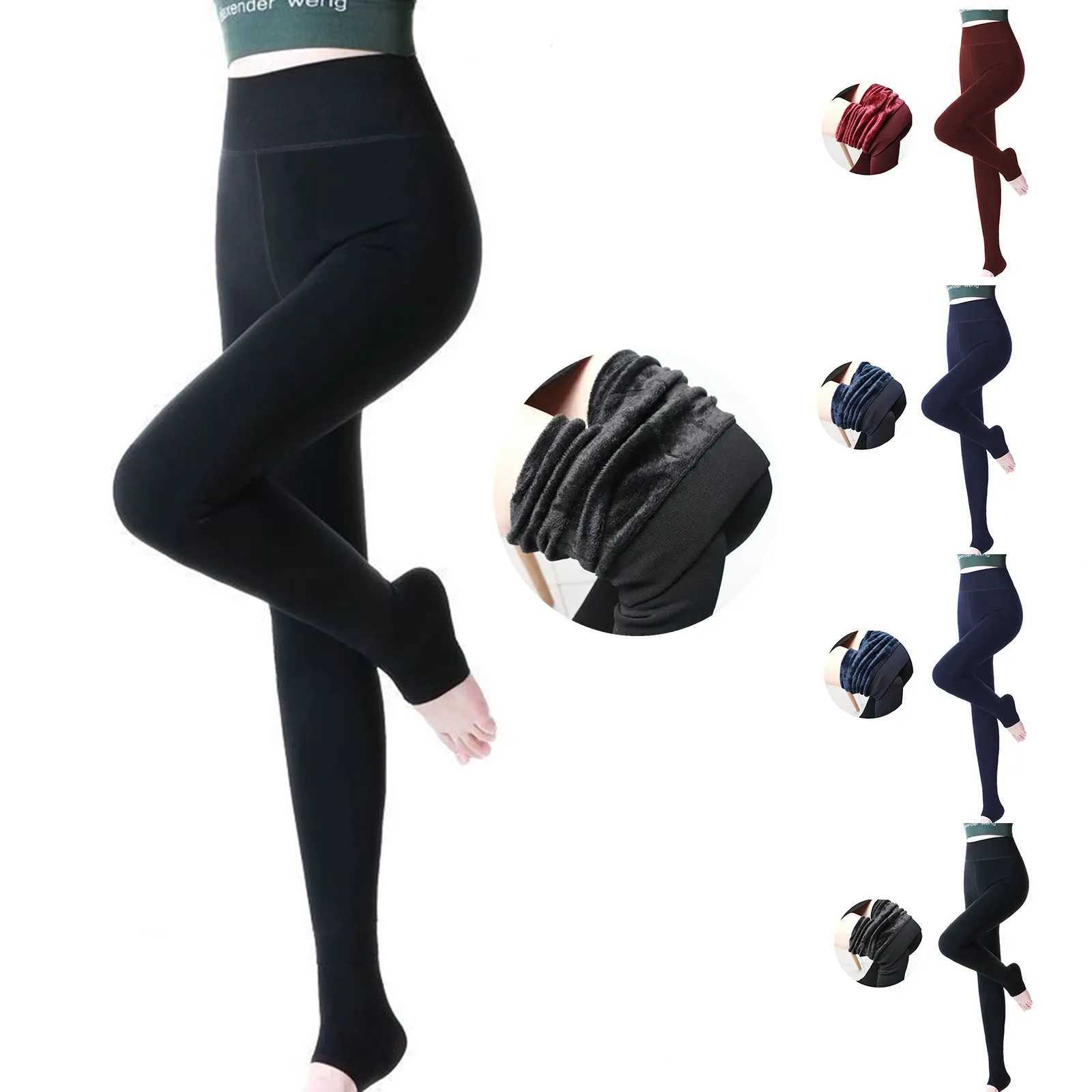 Women Legging Winter Extra Thick Warm Fleece Lined Thermal Stretchy Slim High Shorts Pack Womens Legging Leggings Full LengthX240914