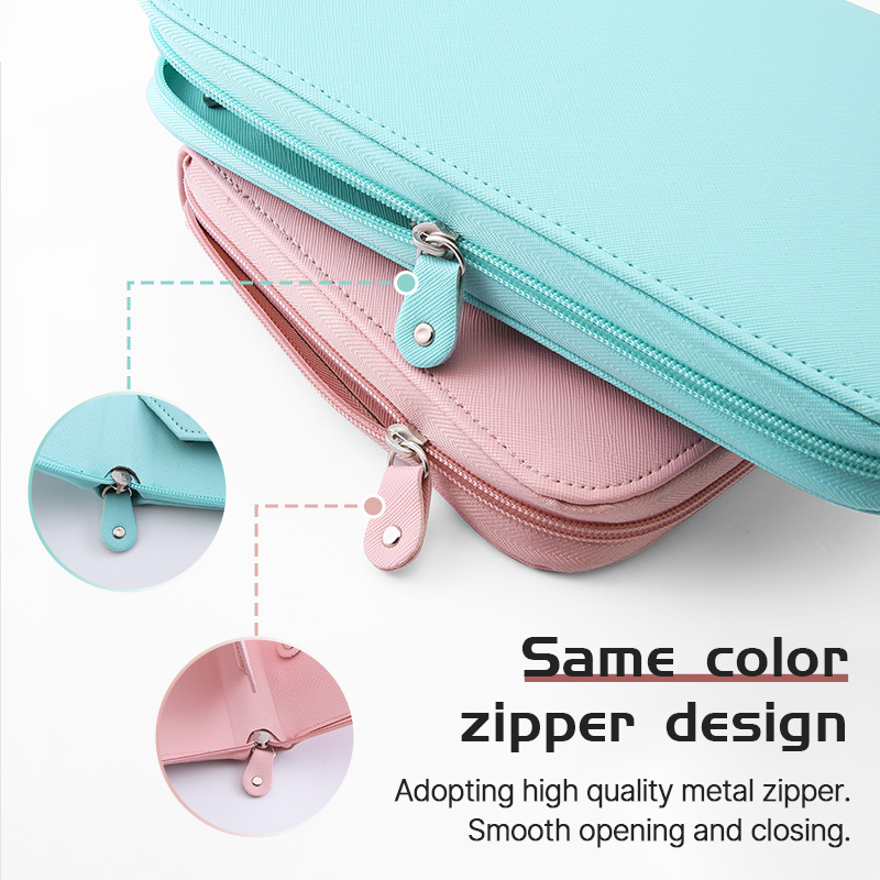 Fenice Barber/Pet Scissors Storage Case Salon PU Leather Pouch Haircut Shears Holdster Bag Portable Hairdressing Waterproof Box