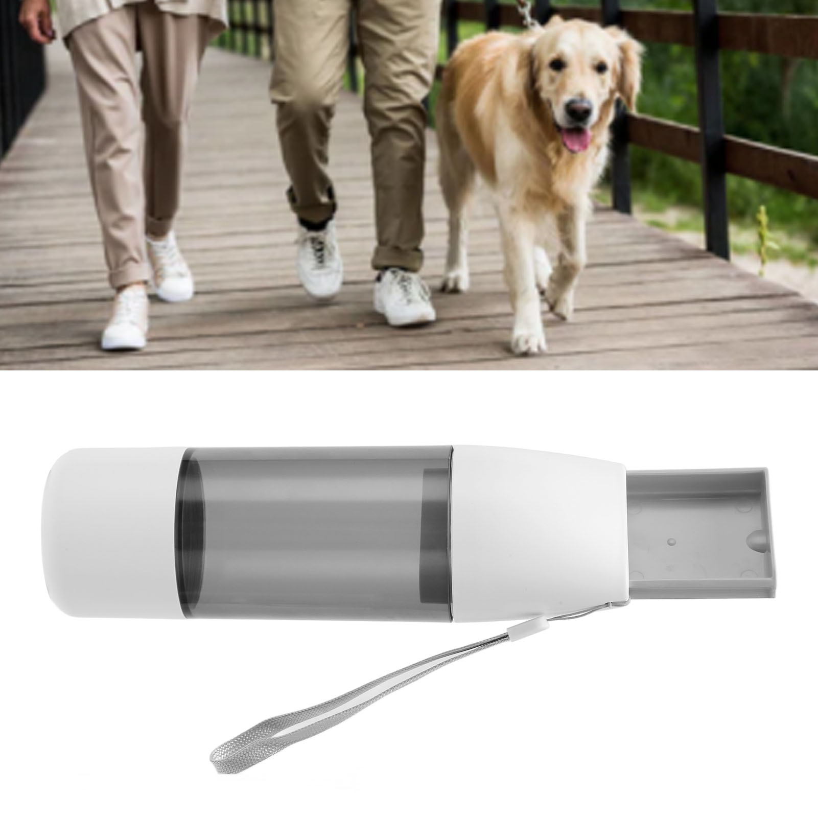 Pet Water Bottle Portable Water Dispenser Drinking Feeder Grain Cup For Outdoor Hiking Traveling Walking