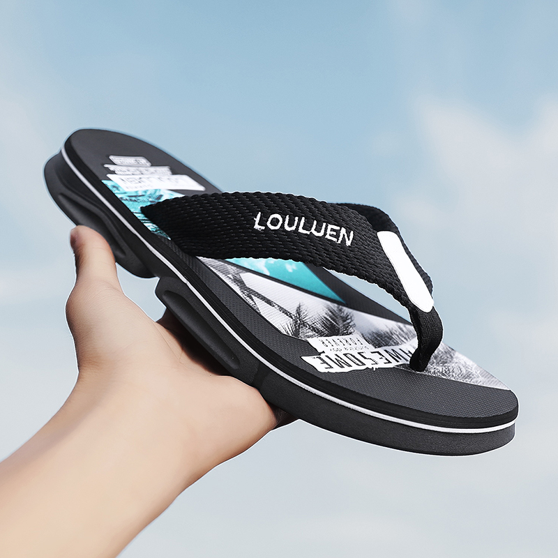 High Quality Brand Flip Flops Luxury Men Summer Slippers Outdoor Men Fashion Breathable Indoor Non-slip Casual Men Flip Flops