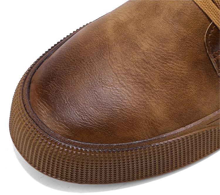 New High Top Thick Soles Increase Casual Wipe Old Men's Board Shoes