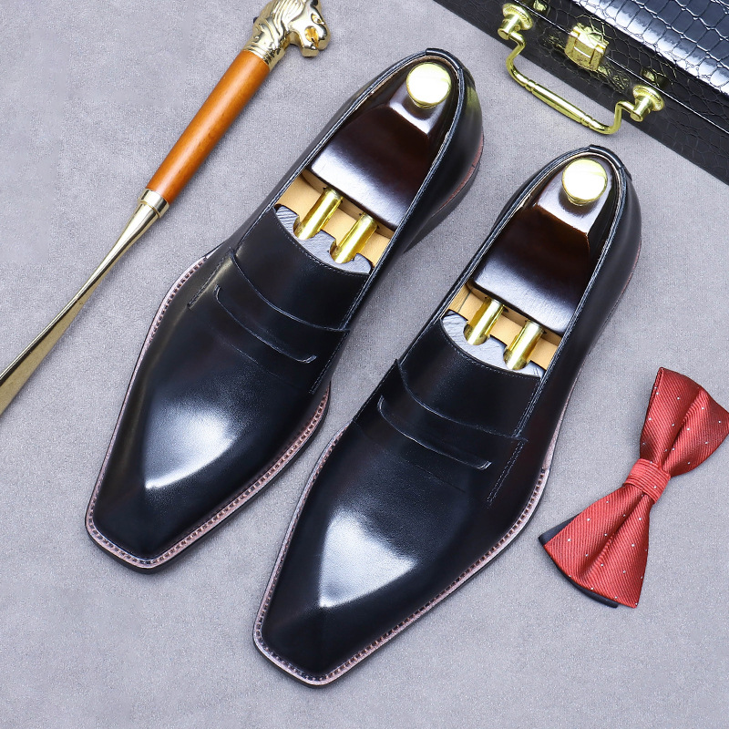 Luxury Brand Men Shoes Formal Casual Loafer High Quality Vintage Business Office DressParty Genuine Leather Comfortable Hot Sale