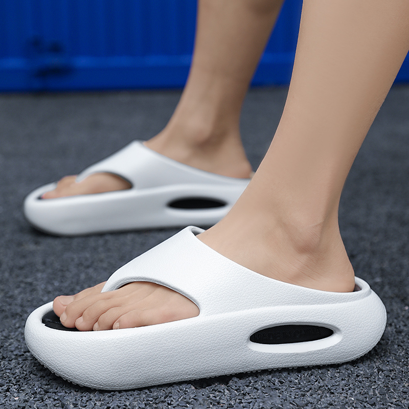 Brand Men Women Flip Flops Outdoor Indoor Slippers Comfortable Thick Sole Slides Mens Beach Sandals Non-slip Home Men's Slippers
