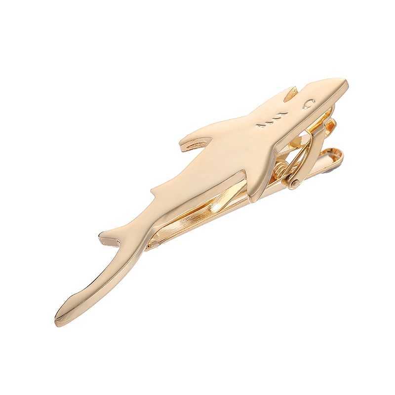 High quality shark tie clip brand new mens shirt wedding tie accessory clip the best choice for gift givingX240914