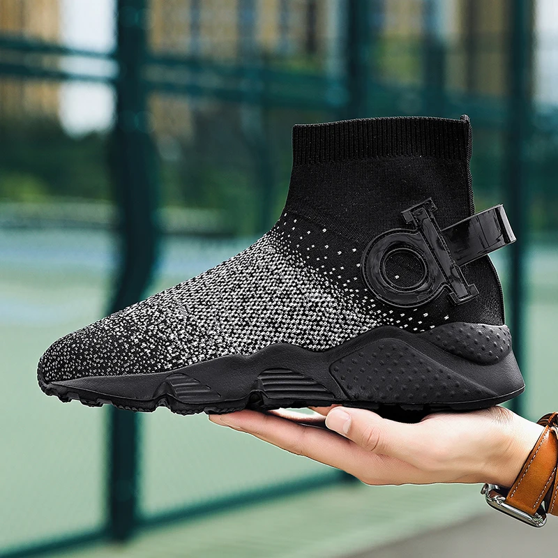 Skid-Proof Men's High Top Sneakers Luxury Designer Trainer Men's Summer Sports Shoes Men Designer Shoes Tenis Feminio Tennis