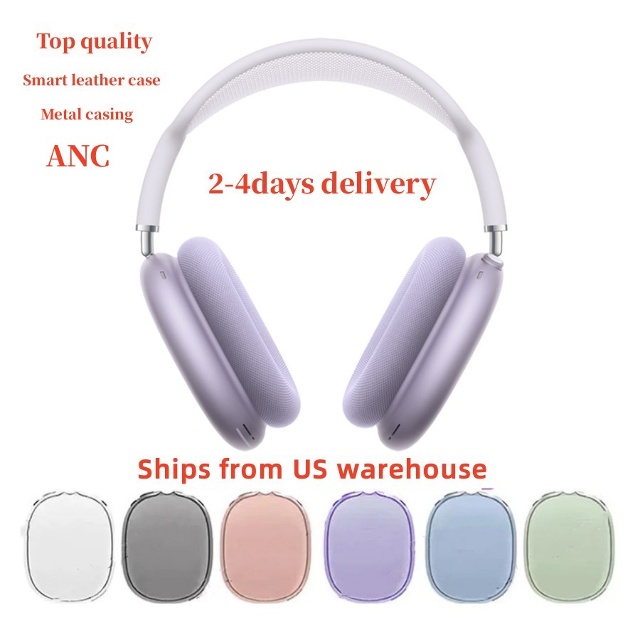 ANC Top Quality for airpods pro Max 2 3 bluetooth Headphone Accessories airpods max Transparent TPU Waterproof Protective case pro 2 3 4 Max Headphones cover Case