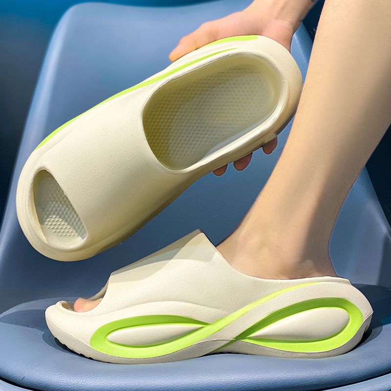Fashion Men Women Slippers Indoor Outdoor Sandals Beach Soft Thick Sole Slides Casual Shoes Mens Flip-flops Home Slippers 36-45