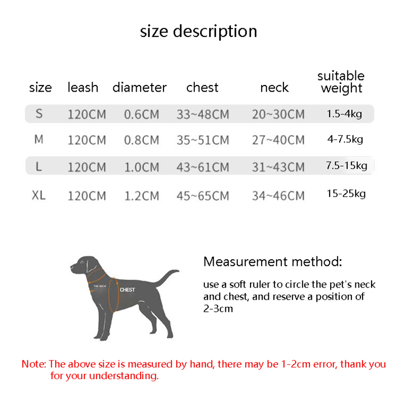 Dog Harness and Leash Set,Pet Supplies Foam Handle Adjustable Pet Harness Leashes for Small, Medium & Large Dogs Outdoor Travel