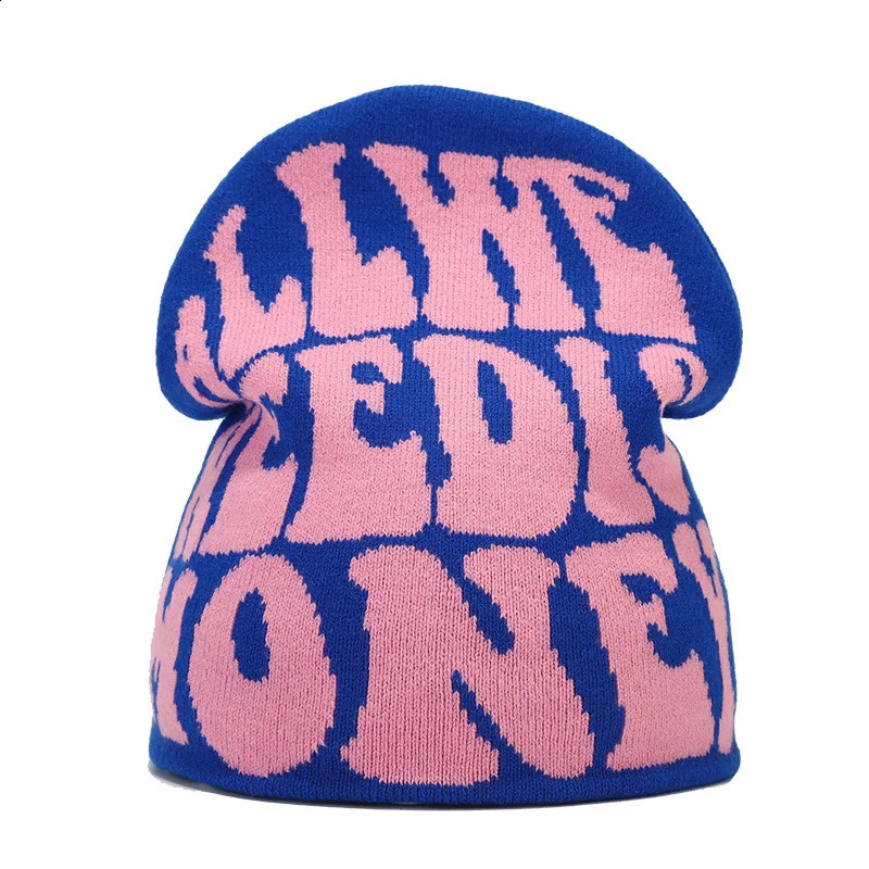 High Quality Unisex Acrylic Jacquard Winter Cap Pullover Protection Warm Hat Skull Knitted Sports Ski Beanie y240906
