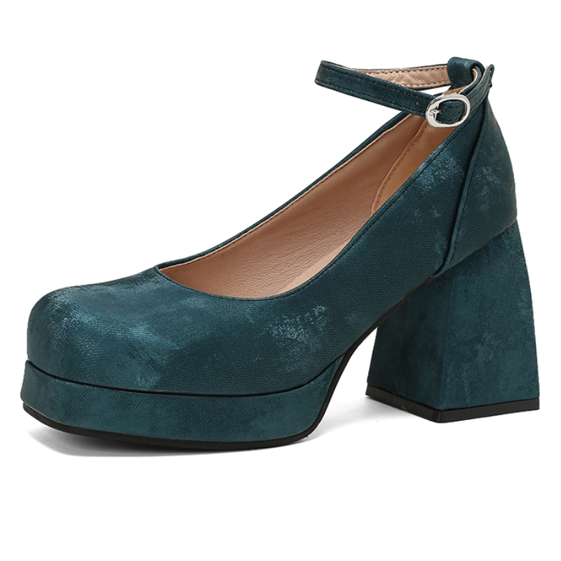 2025 new Women's Sexy High Heels Platform Pumps Veet Black Red Green Heeled Dance Party Wedding Shoes Female Large Size 45 7a36