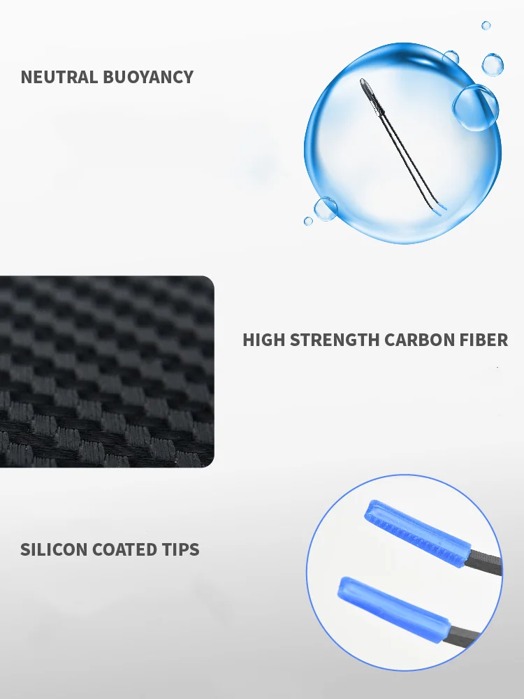 VastOcean Aquarium Fish Tank Coral Tweezers High Carbon Fiber Suspended Tool Holder 49cm Elbow and Straight Cleaning Tools