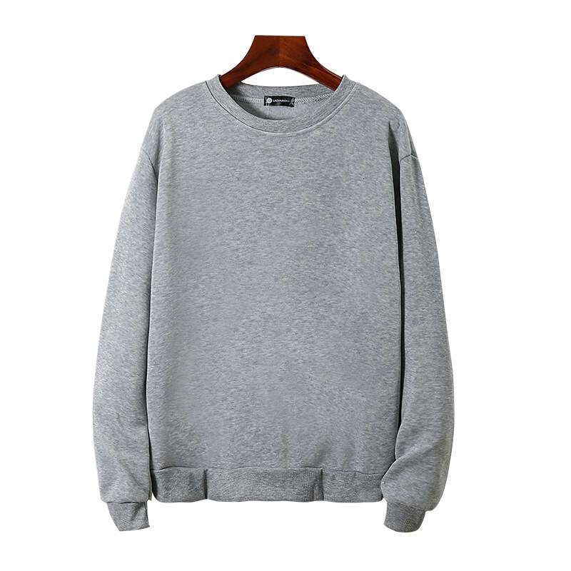 Solid color pure version autumn winter large-sized men's and women's clothing, various blank versions with plush hoodies