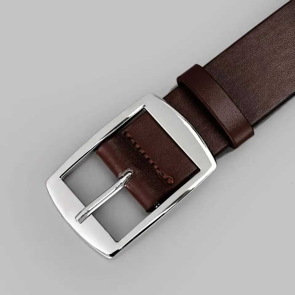 Retro Luxury PU Leather Belt Famous Brand Designer Versatile Waist Strap Casual Jeans Men BeltX240914