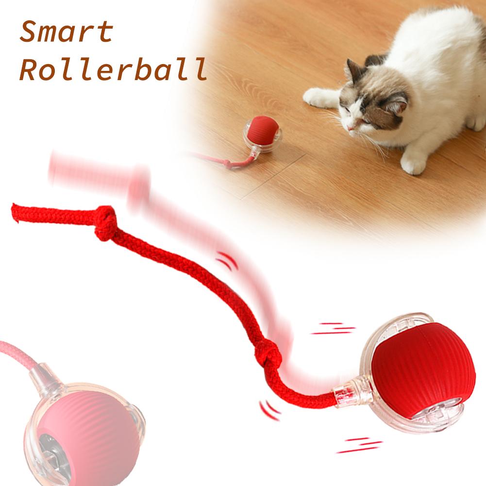 New Interactive Toy Ball Super Drive Rolling Teaser Pet Motion Toy Sensor Bird Activated Chirping Game Balls Kitten M9y3