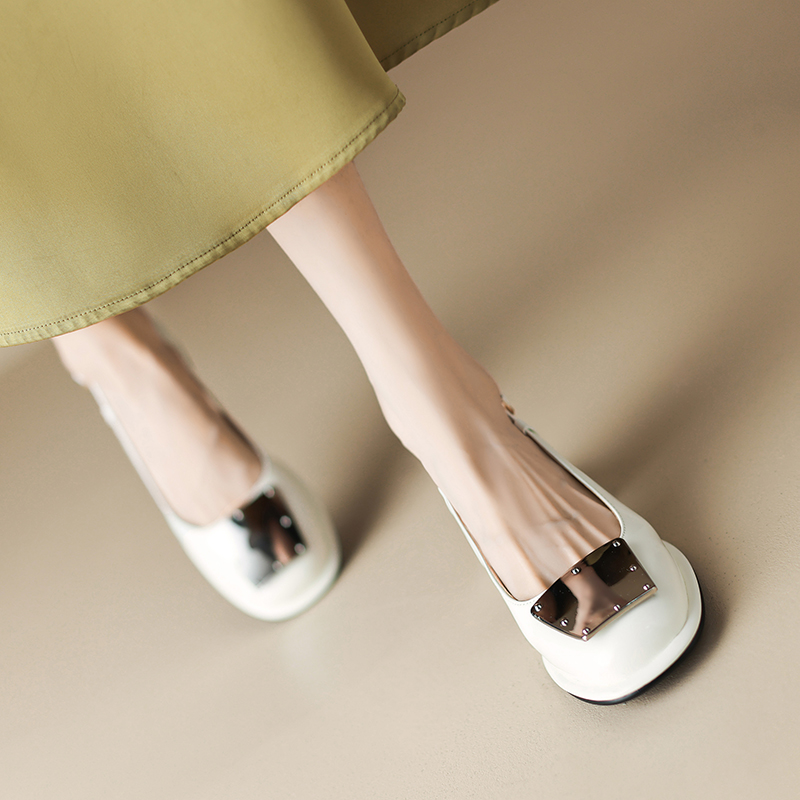 2025 new Sandals Women's Summer Comfortable Elegant Sgbac Black White Low Heels Pumps Female Mules Shoes Brand 1b77