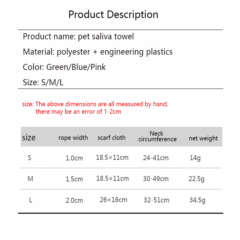 Pet Triangle Towel Adjustable Small Cat and Dog Cute Scarf Cat and Dog Saliva Towel with Bell & Quick Release Buckle for Cat Dog