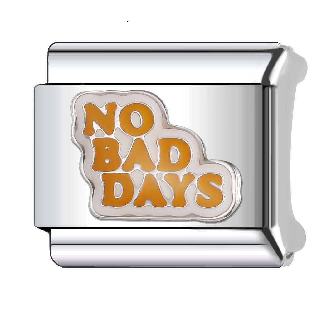 New Women's Gift Health Care Package Bead Italian Charms Links Bangle Beads Fit 9mm Stainless Steel Bracelet Making DIY For Women Fashion Jewelry