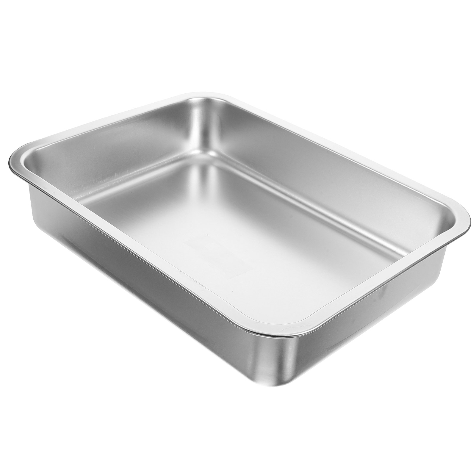 Stainless Steel Cat Litter Box Kitten Clean Toilet Automatic Toy Large Metal Tray Open Type