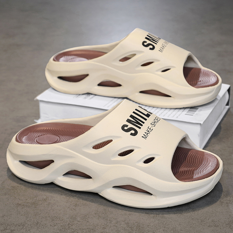 New Men's Slippers Indoor Outdoor Sandals Beach Comfortable Soft Slides Design Men Casual Shoes Flip-flops Mens Home Slippers