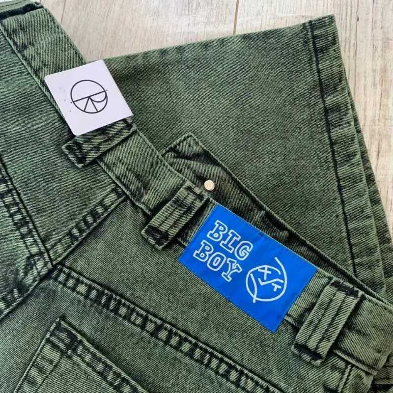 Y2K New Polar Big Boy Jeans Fashion Casual Express Denim Shorts Men Harajuku Vintage Hip Hop Popular Gothic High Waist ShortsX240914