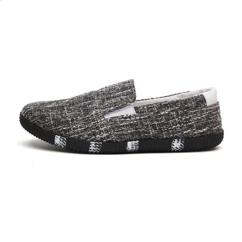 Mens Shoes 2025 Fashion Trend Korean Version Men Casual Shoes Breathable Flat Bottom Anti Slip Comfort Walking Loafers 240914