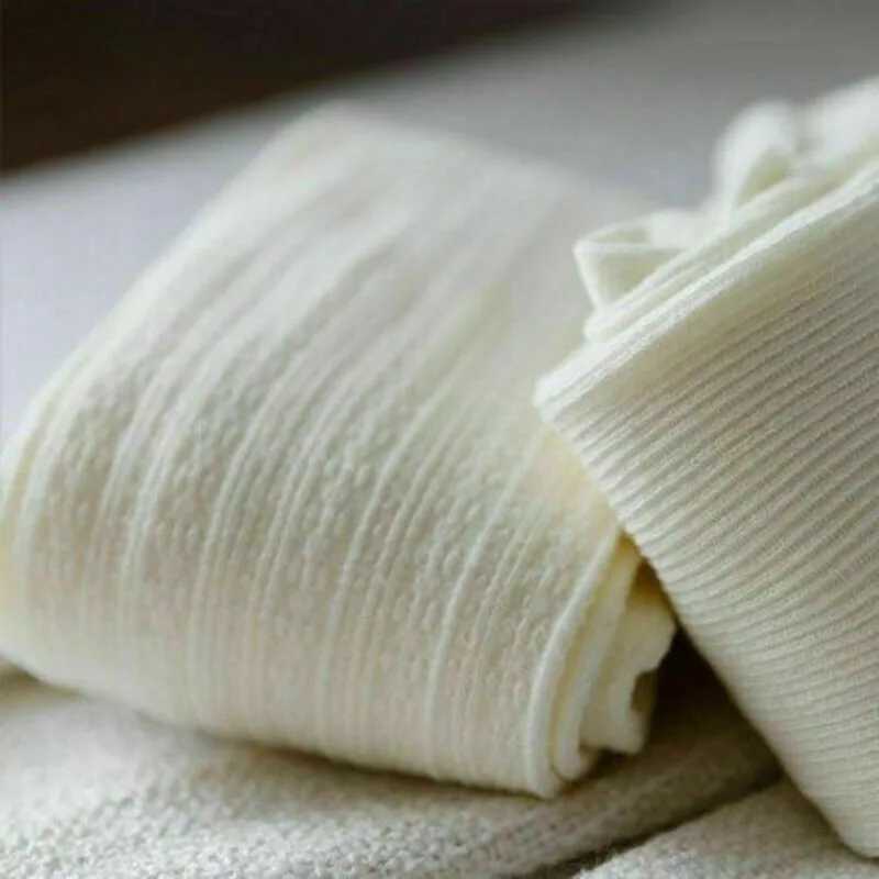 Autumn Winter Pantyhose Cotton Knitted Stretch Stockings Candy Color Women Warm Twist Striped Women Tights Footless TightsX240914