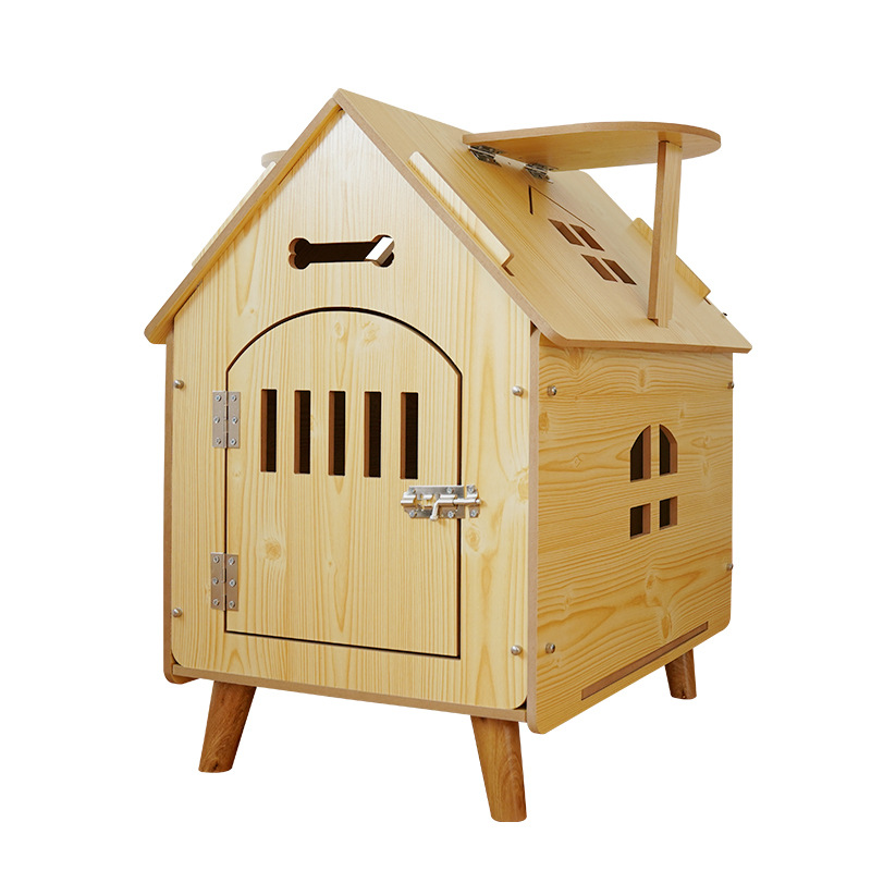 Indoor Pet Cat Dog House Hot Selling Wooden Factory Wholesale Collapsible Folding Custom Logo Carton Box Customized Sustainable