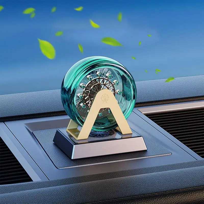 Car Air Freshener Car Interior Ornament Car Accessories Ferris Wheel Shape Solar-powered Car Perfume Diffuser For Cars Truck SUV Auto ConvertibleL2409
