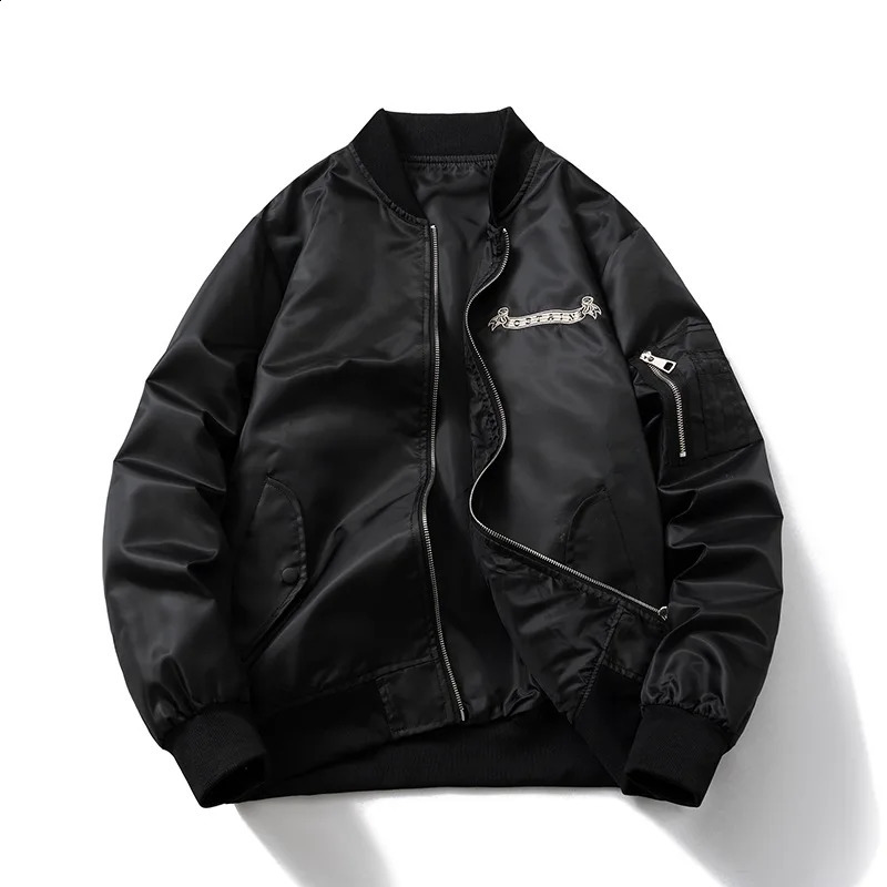Bomber jacket mens tiger dragon embroidered womens phoenix retro pilot baseball original ner windproof fashion 240904