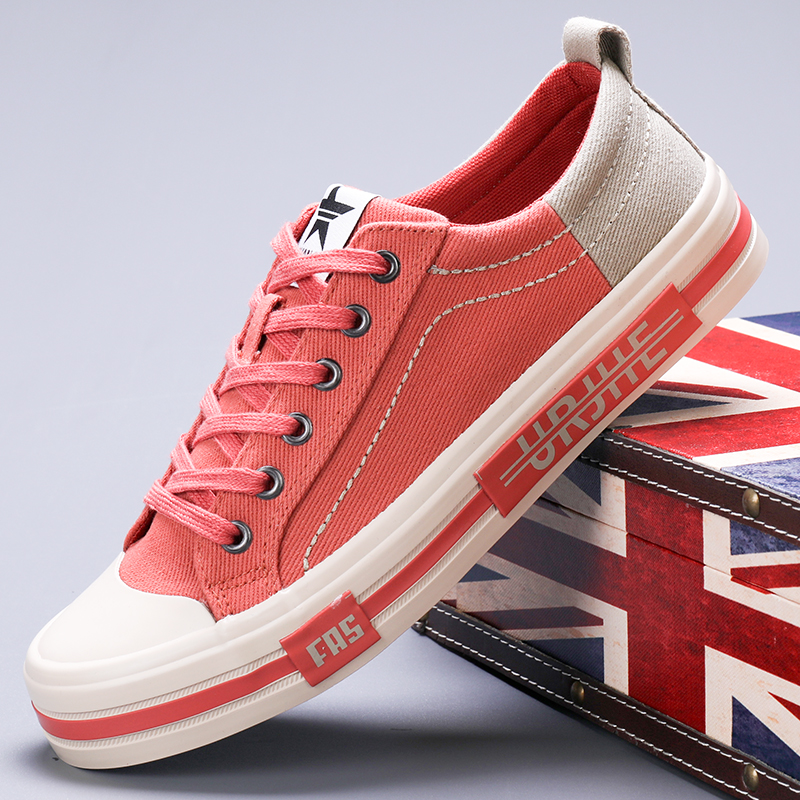 2024 High Quality Mens Canvas Casual Shoes Spring and Autumn Mens Flat Casual Sneakers Breathable Canvas Shoes for Mens SS24140