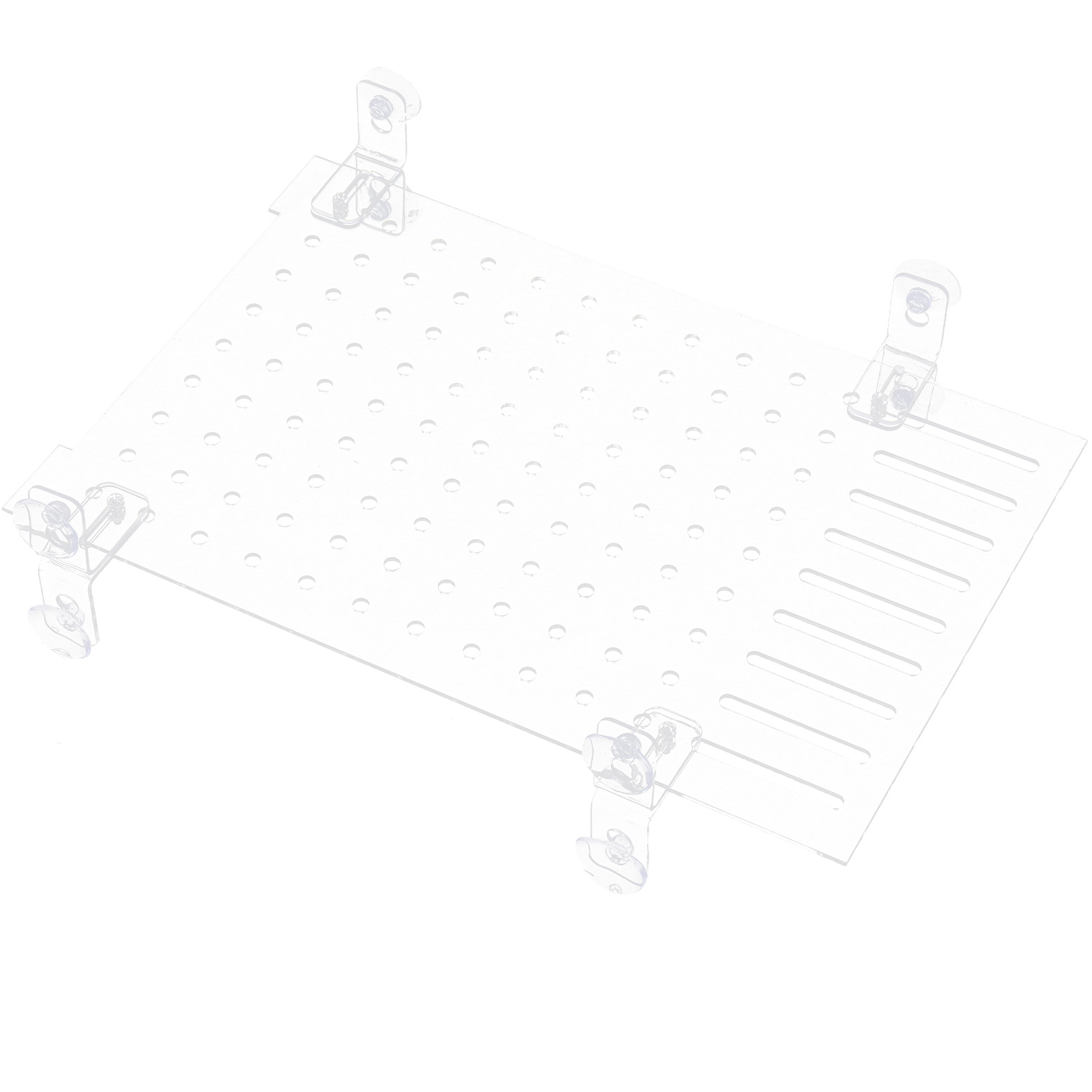 1 Set Acrylic Fish Tank Divider Aquarium Isolation Board Acrylic Aquarium Divider with Suction Cup