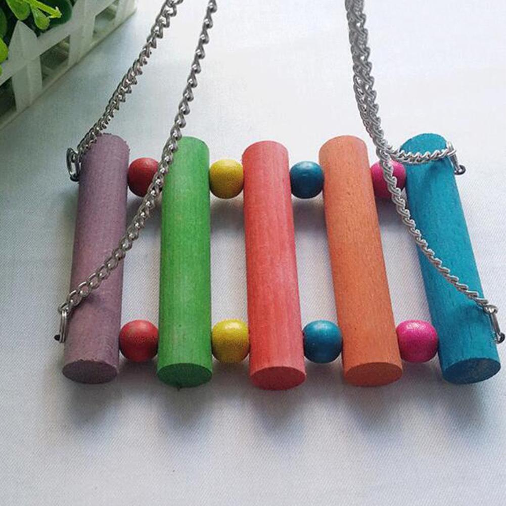 Bird Parrot Swing Toy Pet Bird Parrot Parakeet Budgie Cockatiel Cage Hammock Swing Toy Hanging Toy