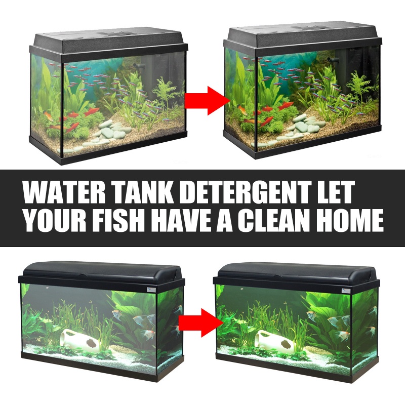 Fish tank chlorine removal tablets, aquarium, fish tank cleaning, decontamination, clear water, effervescent tablets