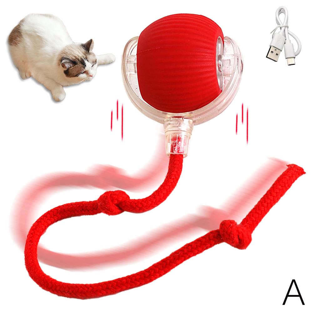 New Interactive Toy Ball Super Drive Rolling Teaser Pet Motion Toy Sensor Bird Activated Chirping Game Balls Kitten M9y3