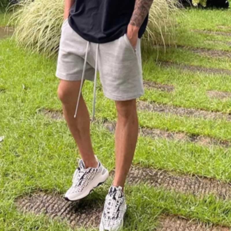 Running Shorts Summer GYMS Sportswear Men Jogging Outdoor Sports Shorts Fitness Man Cotton Breathable Zipper pocket Clothing Y240914