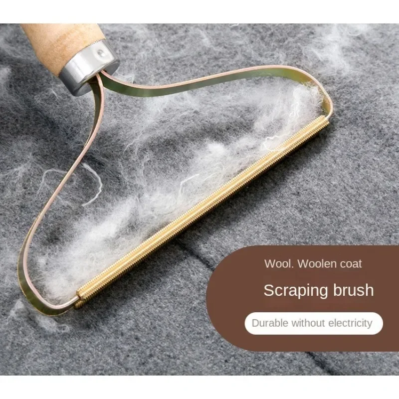 Stainless Steel Hair Remover Pet Hair Remover Manual Lint Roller Sofa Clothes Cleaning Lint Brush Lint Fabric Shaving Brush Tool