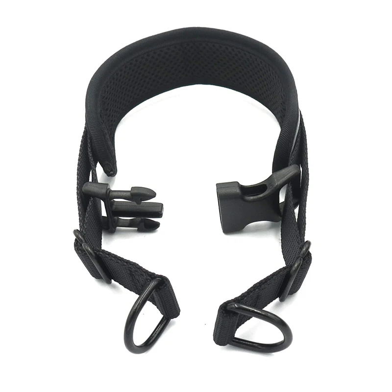 Dog Collar Reflective Nylon Dog Collar with Quick Release Buckle Double D Ring Dog Widen Adjustable Training No Slip Dogs Collar