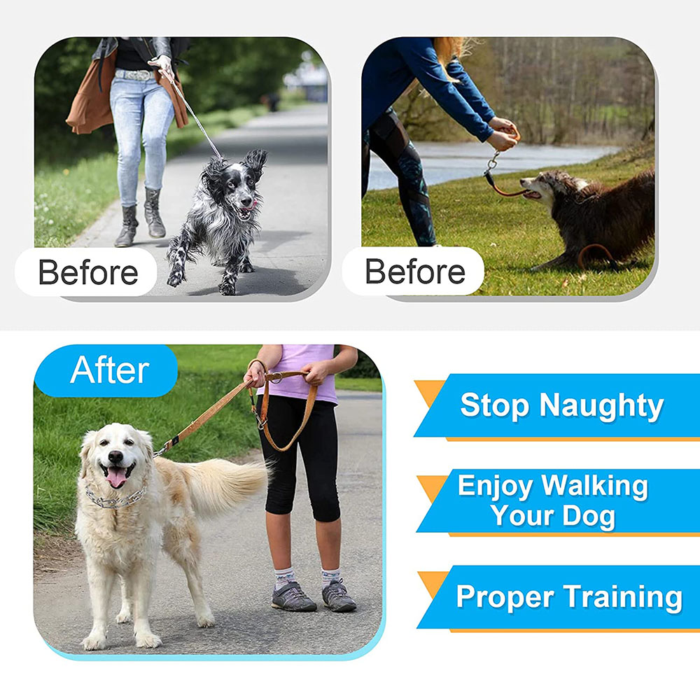 Dog Training Collar Prong Collar with Quick Release Buckle & Nylon Cover Pet Dog Spike Pinch Collar for Small Medium Large Dogs