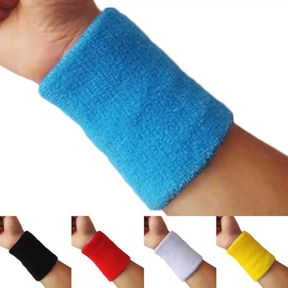 Wrist Support Men Women Wrist Sweatband Tennis Sport Wristband Volleyball Gym Tennis Wrist Brace Support Sweat Band Towel Bracelet Protector z240913