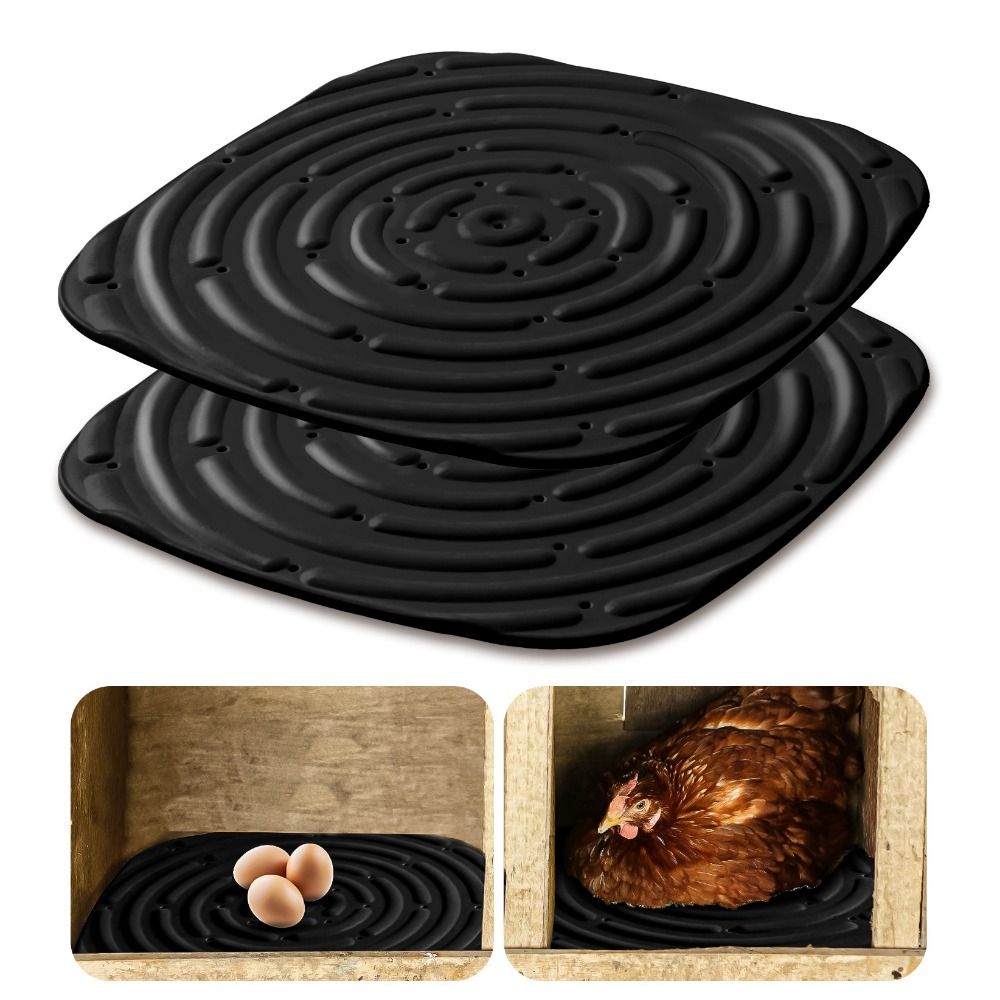 2/4pcs Reusable Chicken Nesting Pads Washable Waterproof Chicken Laying Mats Sponge Heat-resistant Chicken Bedding Mats
