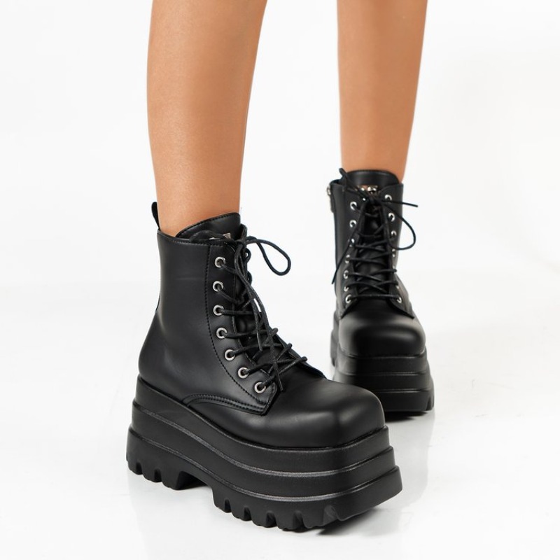 Women Boots Gothic Chunky Platform Motorcycle Boots Women 2024 New Autumn Winter Shoes Punk Thick Bottom Fashion Ankle Boots