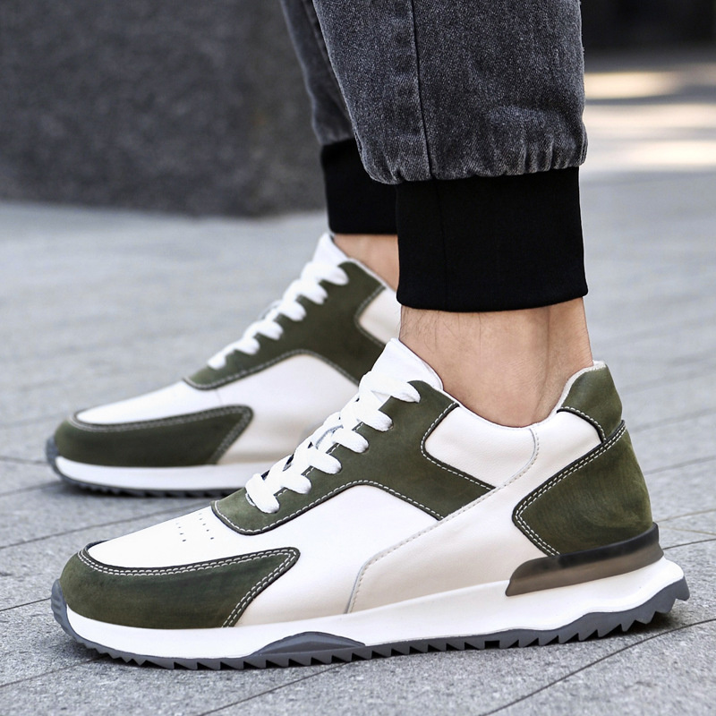 Elevator Men's Shoes Spring autumn Trend Sports Shoes Men Sneakers Increased 8CM Casual Thick-soled Shoes