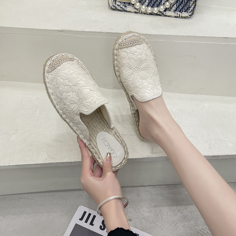 Mules Sandal 2023 Fashion wers Comfort Low-heel Slides Slip on Casual Summer Solid Slippers Shoes Women 6363 pers 5c0