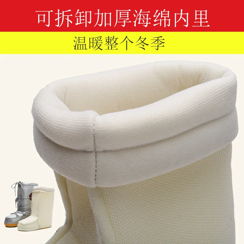 Women Boots Snow Flat Boots For Women Platform Women Shoes Plus Size Keep Warm Shoes Woman Soft Plush Winter Boots botas mujer