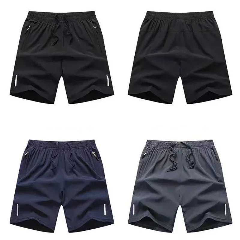 Ice Silk Beach Shorts Men Gym Casual Shorts Quick Dry Sweatpants Running Sports Short Pants Breathable Fitness Jogging Shorts Y240914