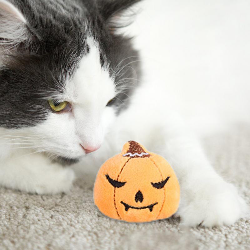 Cat 3 Tunnel Toys Set Halloween 3-Way Tunnel Toy Channel Set Bell Ball Tease Cat Toy Set For Kitten Rabbit Indoor Cats