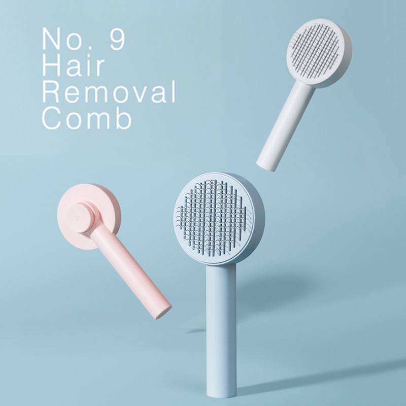 Pet Hair Removal Needle Comb Pet Cleaning Grooming Tool Non-slip Plastic Pet Accessories Cat Brush Combs Pet Hair Shedding Comb
