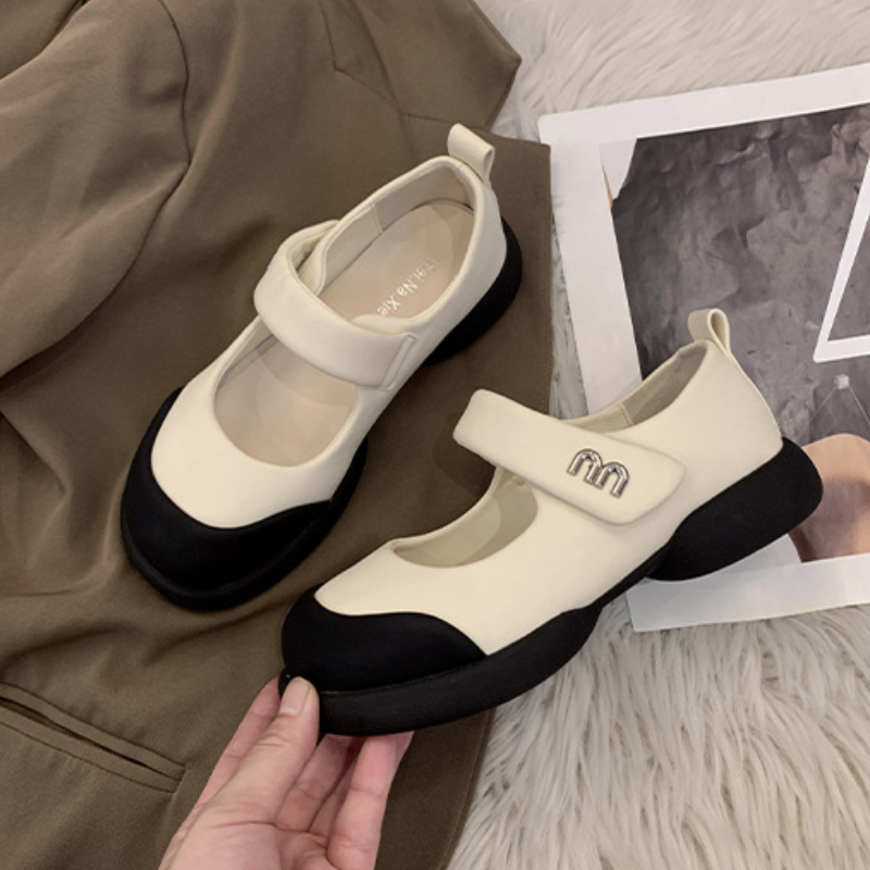 2023 Women Flat Shoes Fashion Round Toe Cute Ladies Casual Soft Mary Jane Shoes Outdoor Dress Flat Ballet Shoes Zapatillas Mujer
