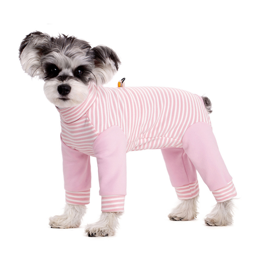 Puppy Dog Recovery Suit Abdominal Wound After Surgery Wear Prevent Licking Wounds Dog Pajamas Long Sleeve Prevent Shedding